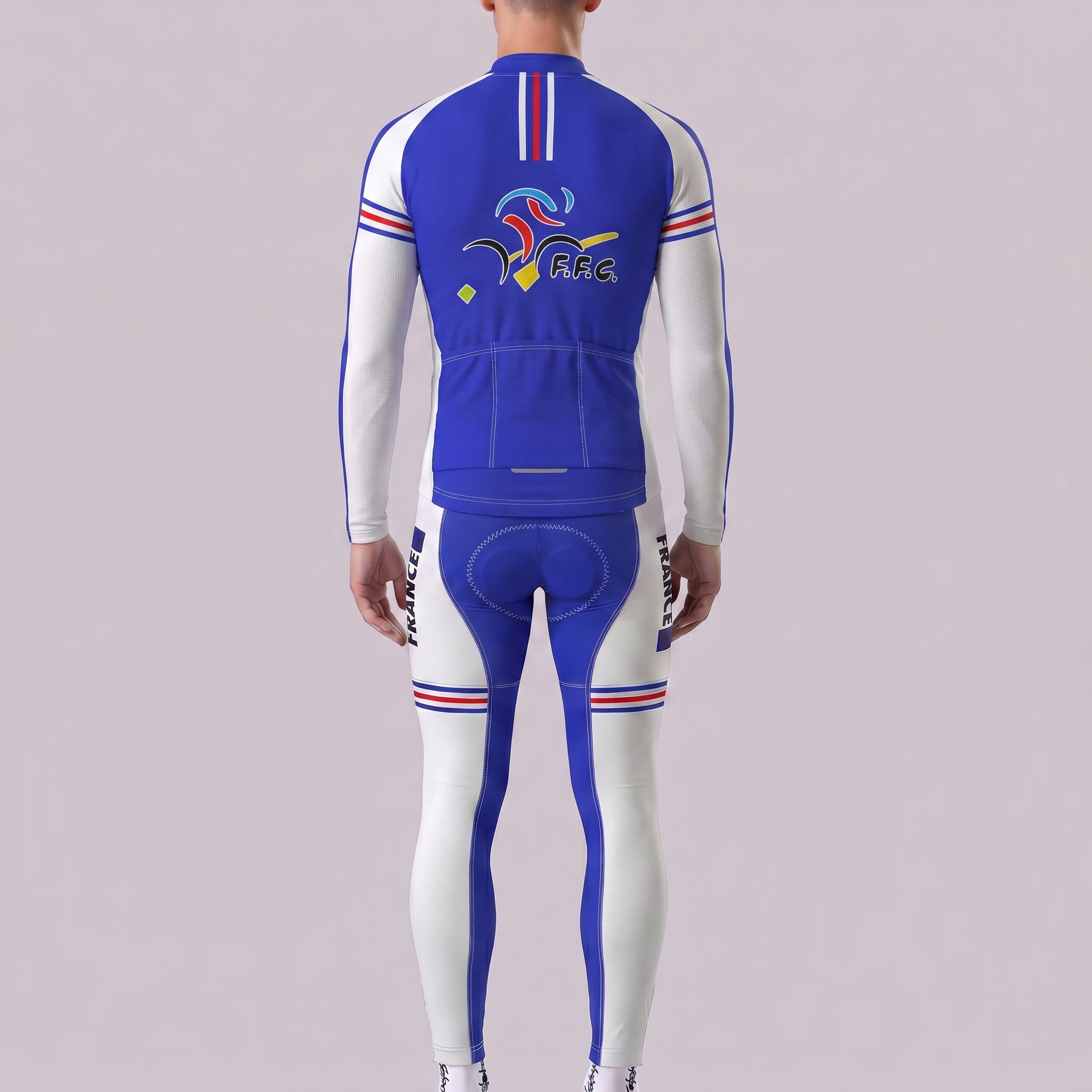 2003 France Long Sleeves Cycling Kits