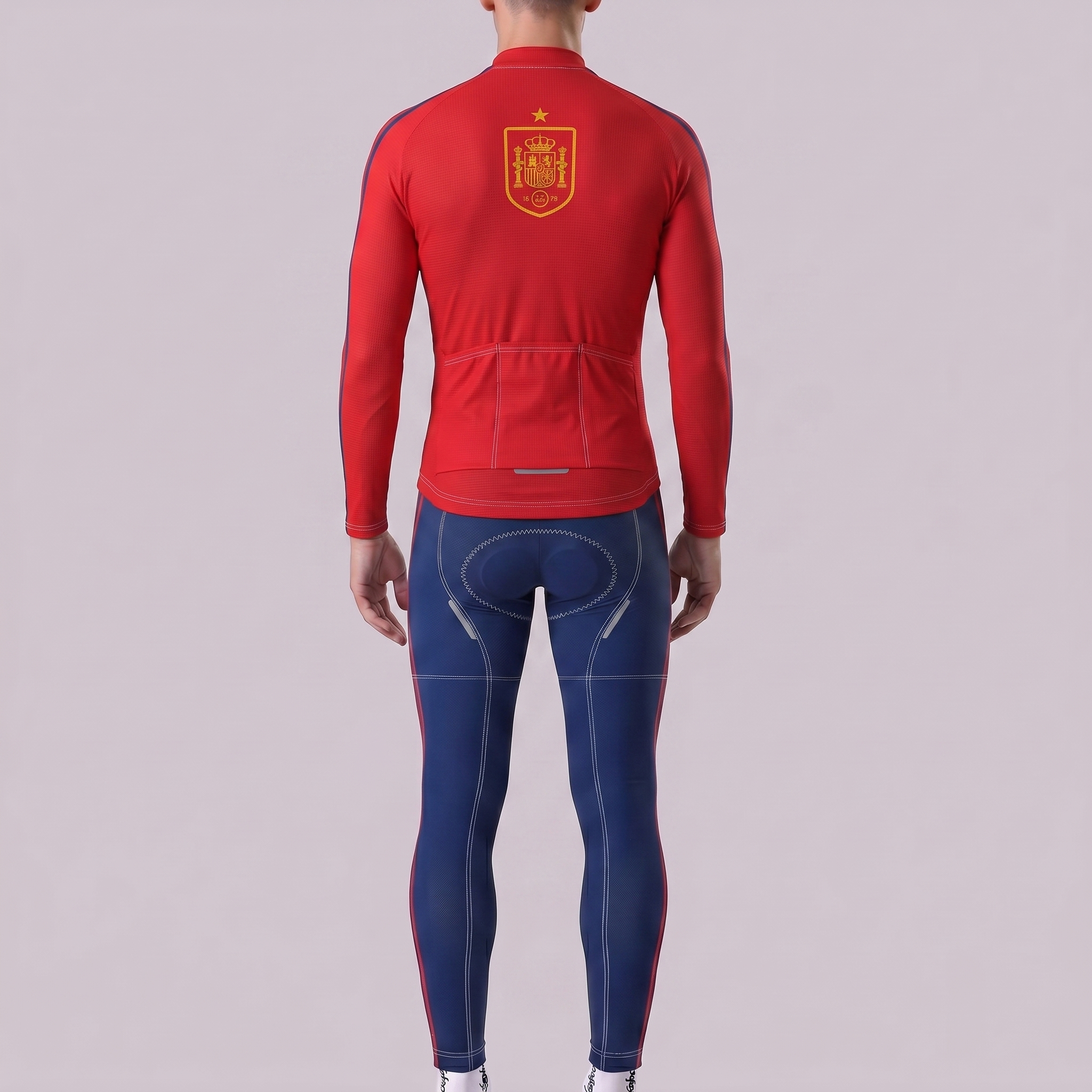 Spain Fleece Long Sleeves Cycling Kits