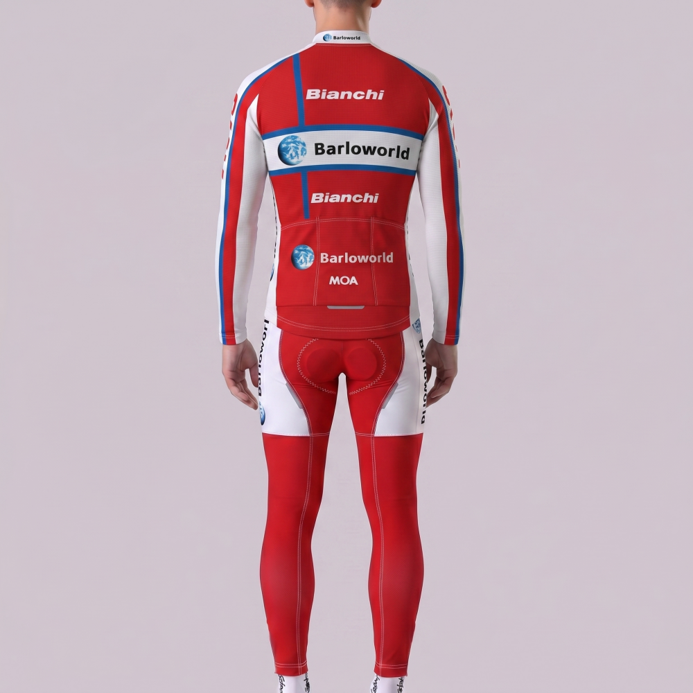 United State Red Long Sleeves Cycling Kits