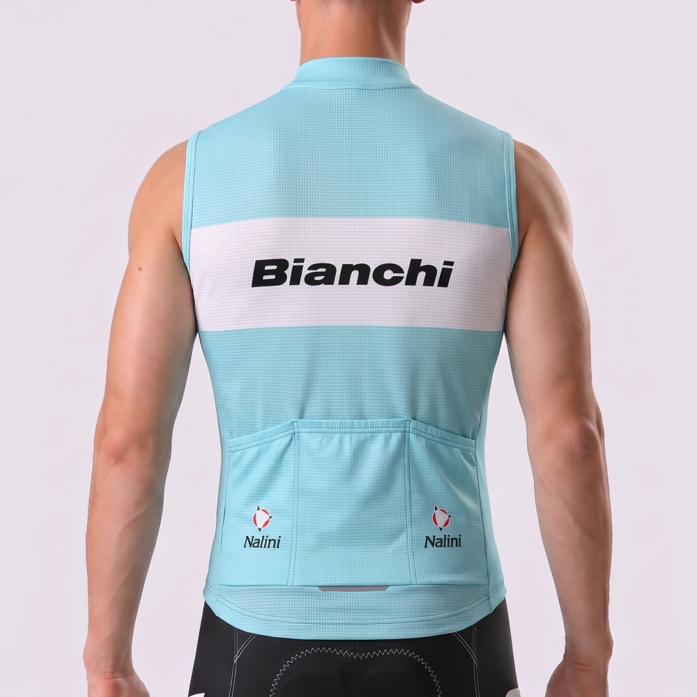 2003 Bianchi Windproof Sleeveless Cycling Jersey
