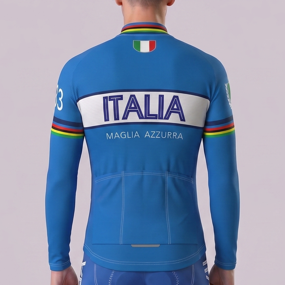 1993 ITALIA Long Sleeves Cycling Jersey