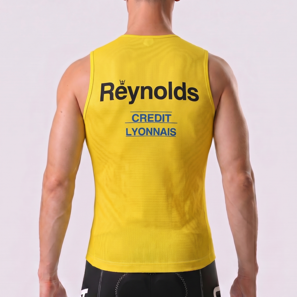 1988 Reynolds Yellow Cycling Vests