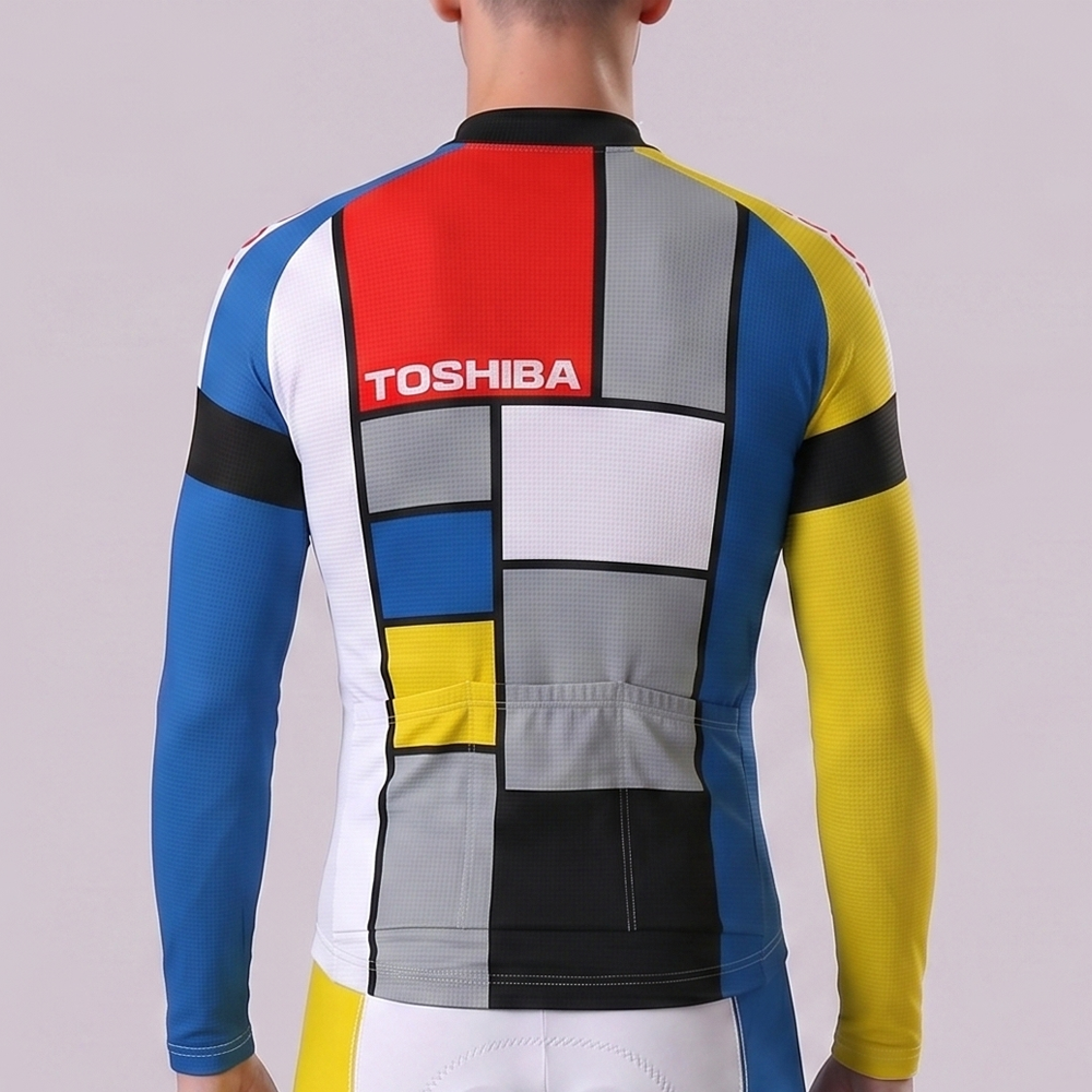 TOSHIBA Fleece Long Cycling Jersey