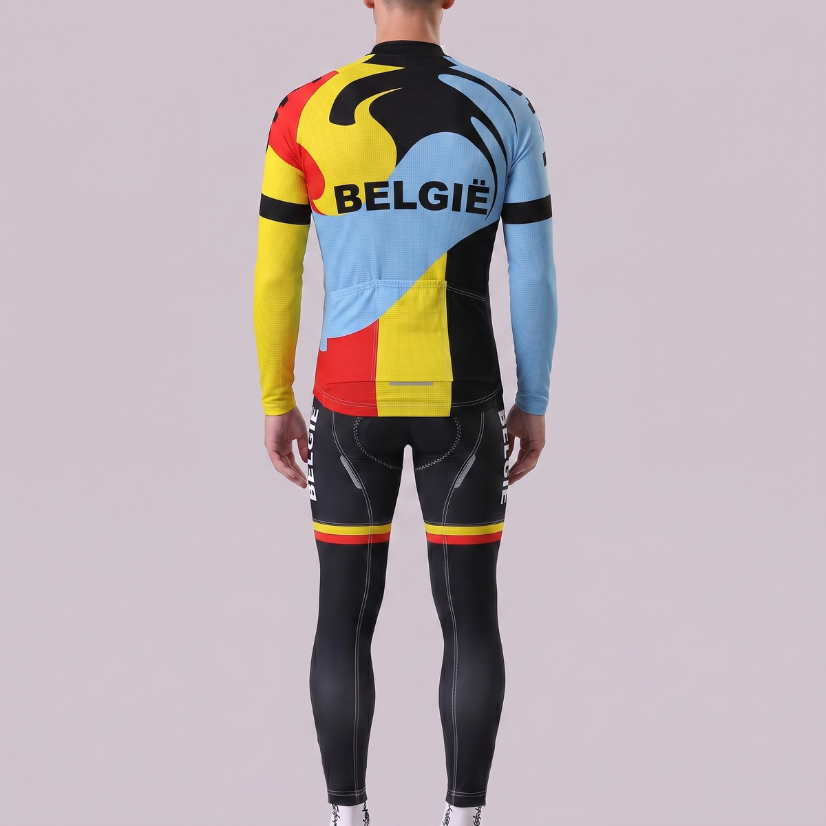 Belgium Fleece Long Sleeves Cycling Kits