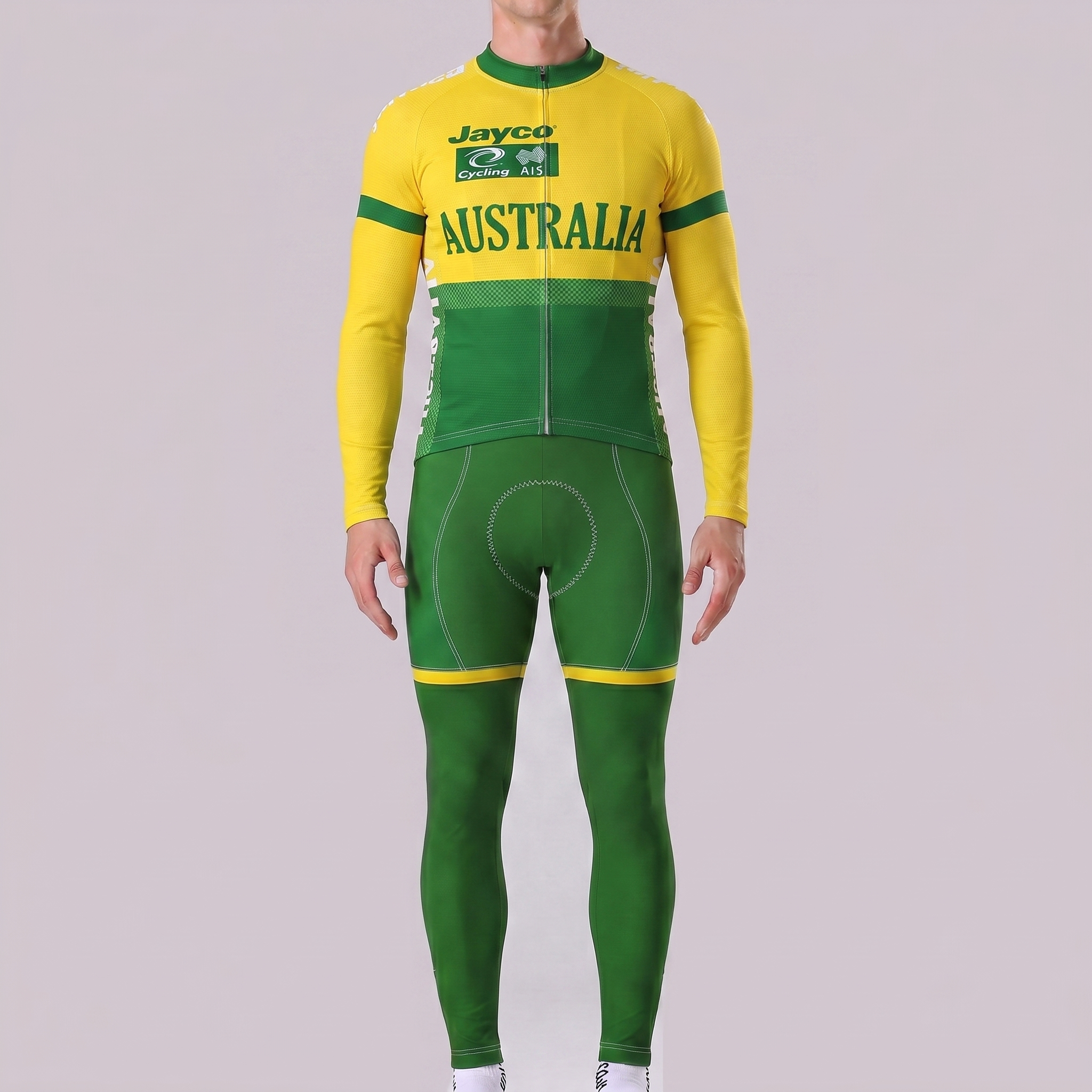 Jayco Australia Long Sleeves Cycling Kits