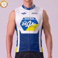 2000 AG2R Fleece Sleeveless Cycling Jersey
