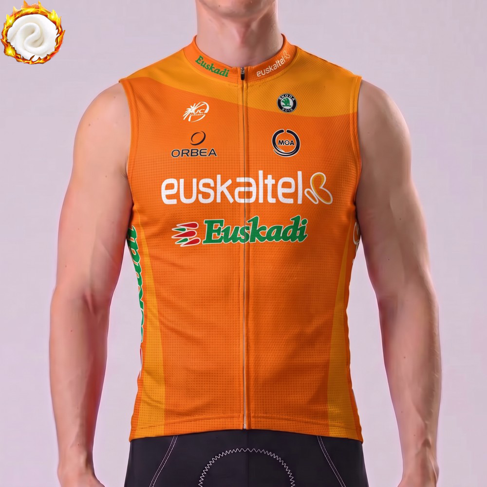 2006 Euskaltel Fleece Sleeveless Cycling Jersey