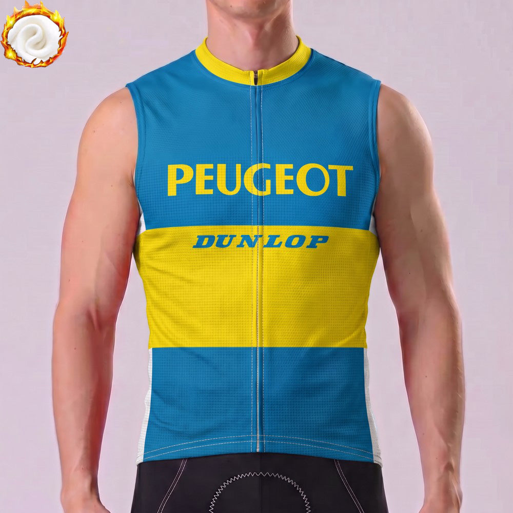 1967 Peugeot Fleece Sleeveless Cycling Jersey