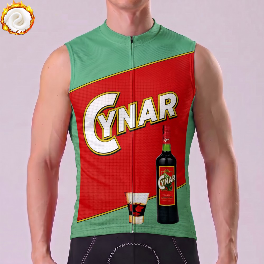1965 Cynar Fleece Sleeveless Cycling Jersey