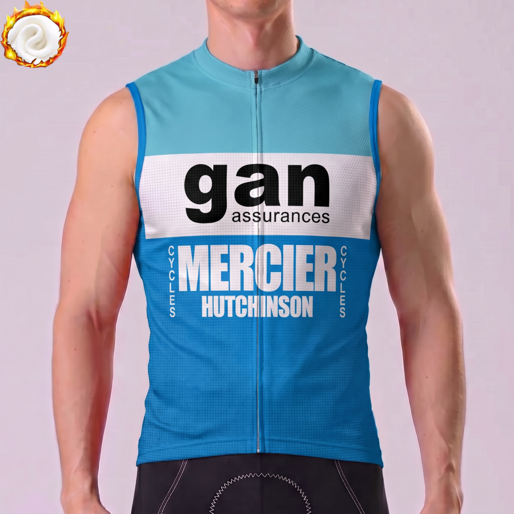 1976 Gan Fleece Sleeveless Cycling Jersey