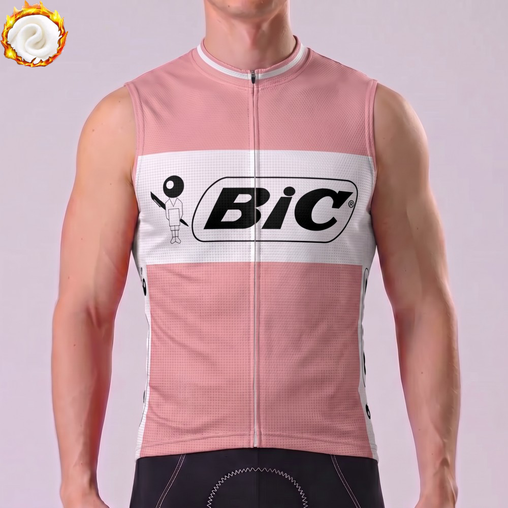 1968 BIC Fleece Sleeveless Cycling Jersey