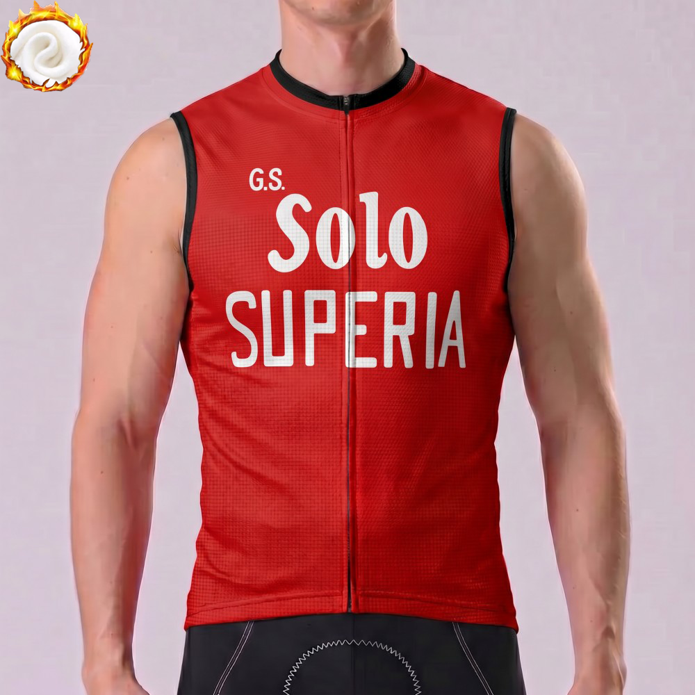 1965 Solo Fleece Sleeveless Cycling Jersey