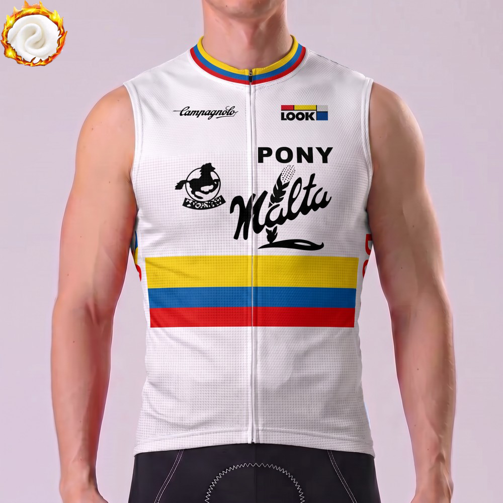 1991 Pony Fleece Sleeveless Cycling Jersey