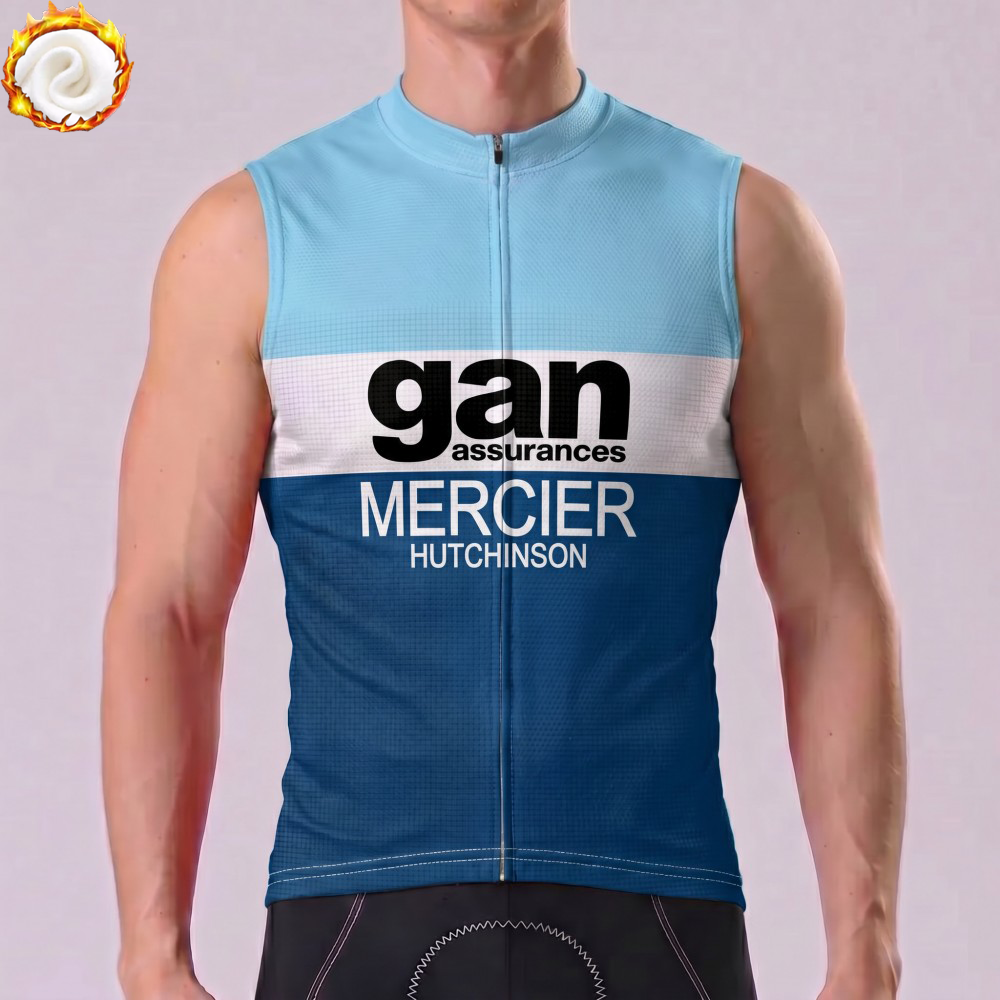 1973 GAN Fleece Sleeveless Cycling Jersey