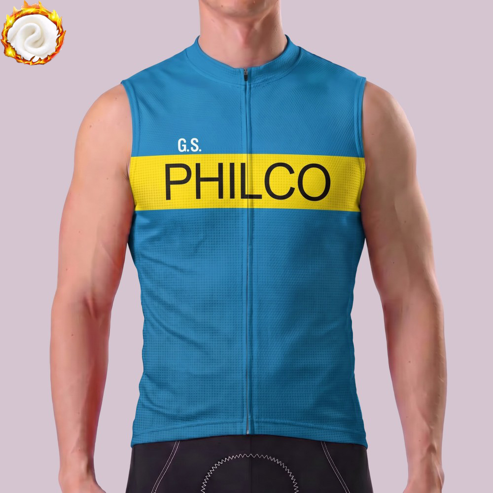 1961 Philco Fleece Sleeveless Cycling Jersey