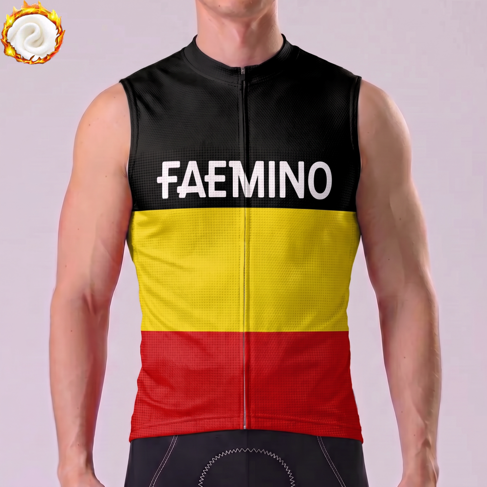 1969 Faemino Fleece Sleeveless Cycling Jersey