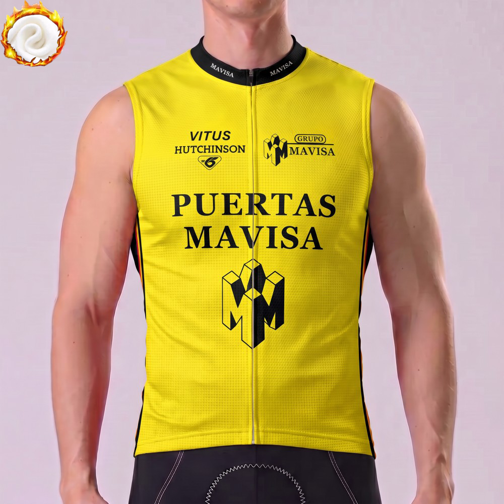 1991 Puertas Fleece Sleeveless Cycling Jersey