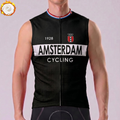 1970 AMSTERDAM Fleece Sleeveless Cycling Jersey