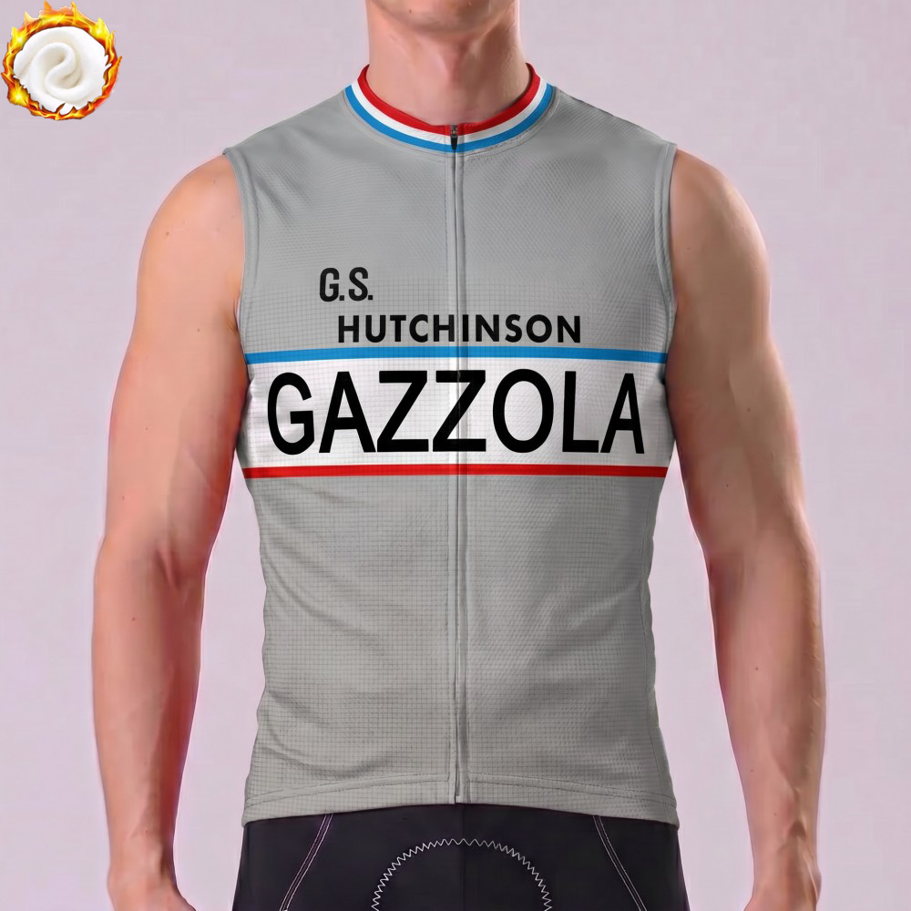 1962 Gazzola Fleece Sleeveless Cycling Jersey