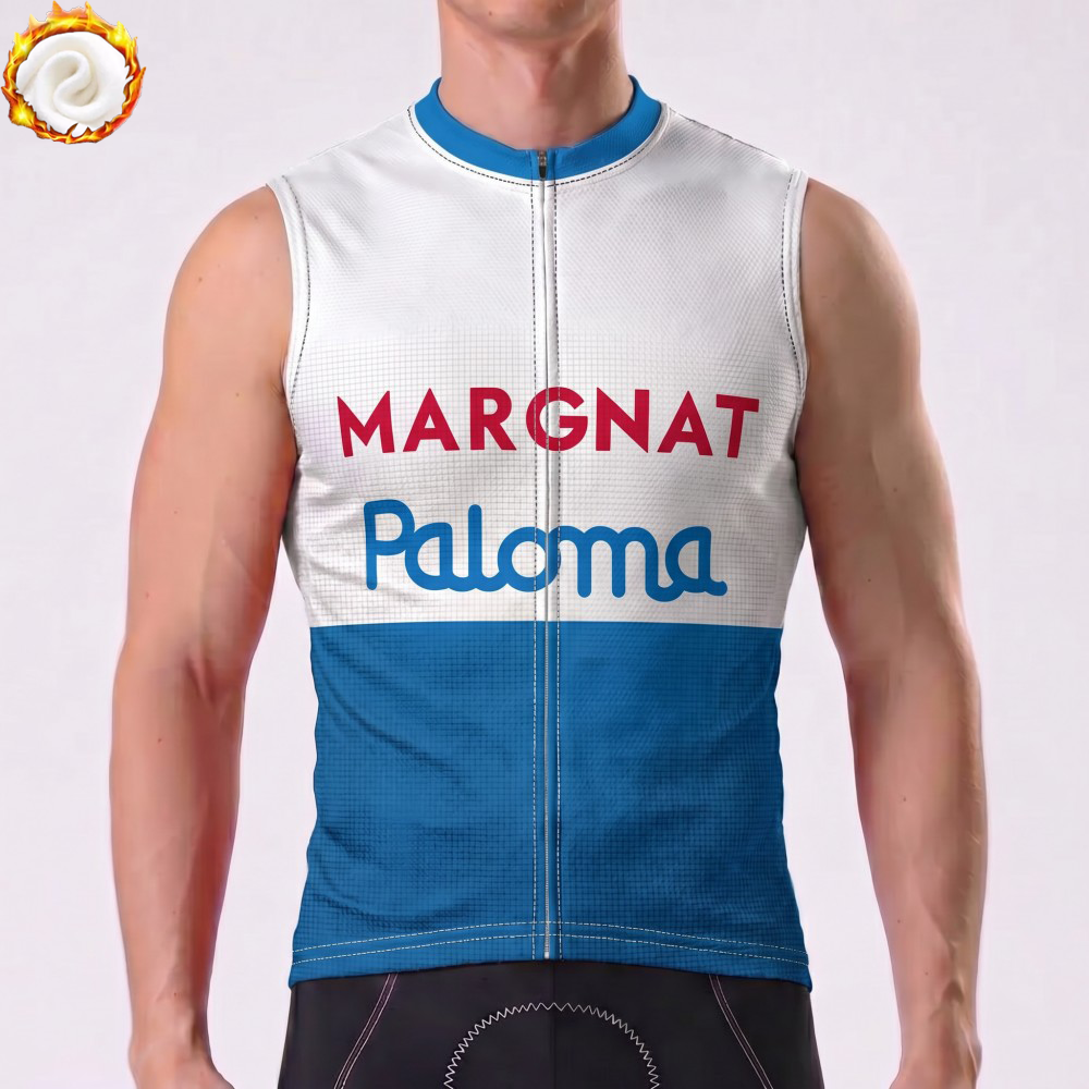 1962 Margnat Fleece Sleeveless Cycling Jersey