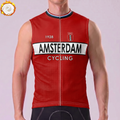 1928 AMSTERDAM Fleece Sleeveless Cycling Jersey