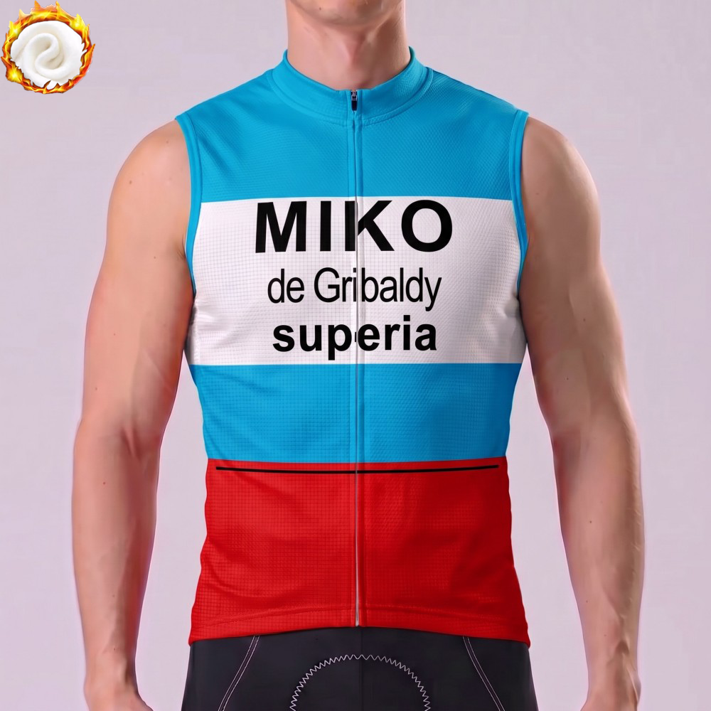 1976 Miko Fleece Sleeveless Cycling Jersey