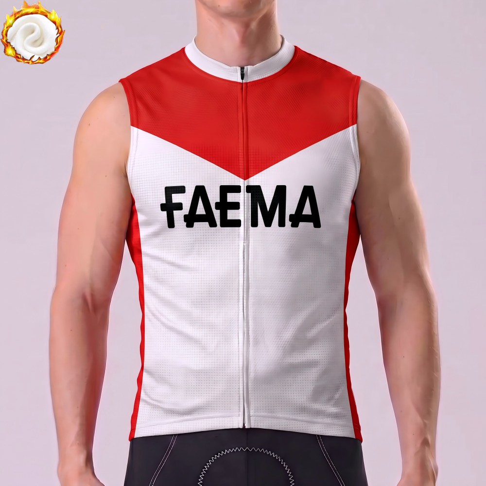 1967 Faema Fleece Sleeveless Cycling Jersey