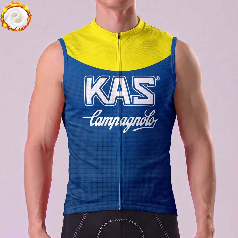 1977 Kas Fleece Sleeveless Cycling Jersey