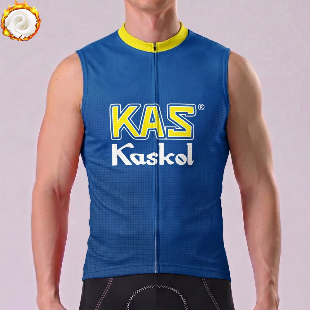 1972 KAS Fleece Sleeveless Cycling Jersey