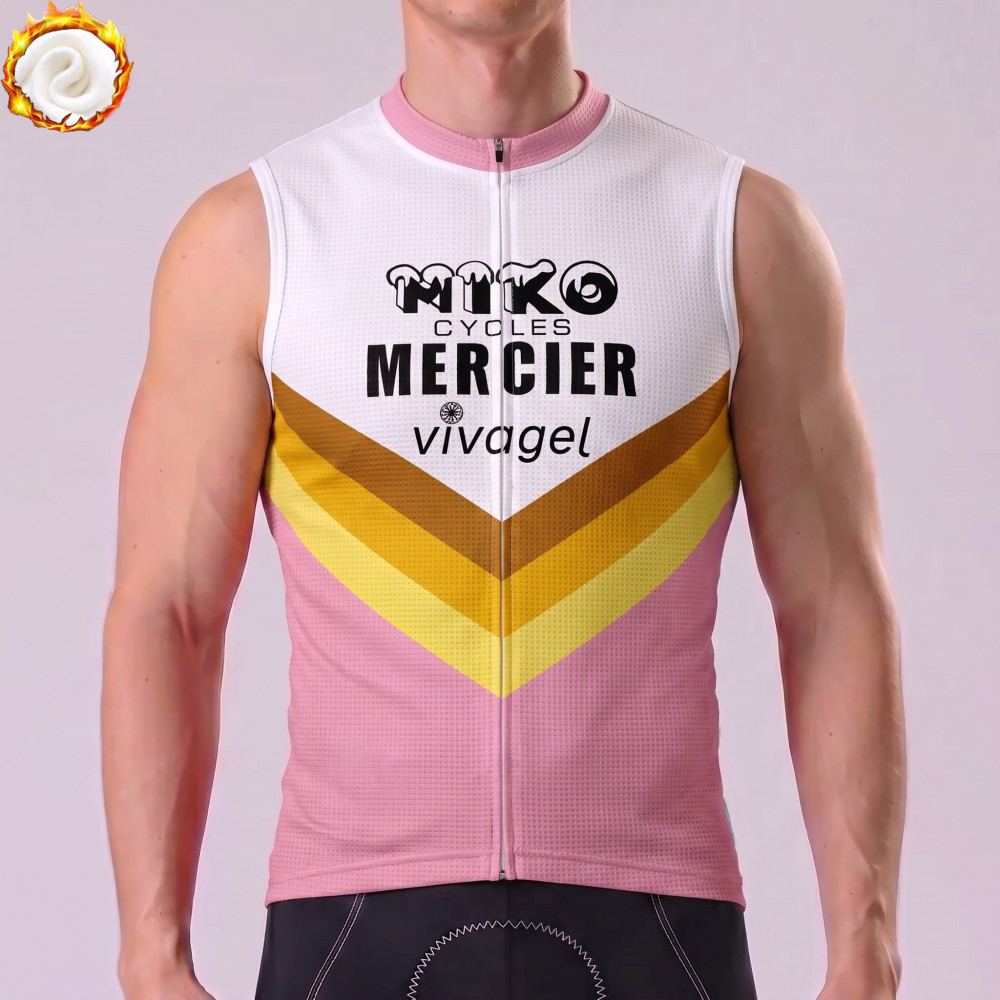 1977 Miko Fleece Sleeveless Cycling Jersey