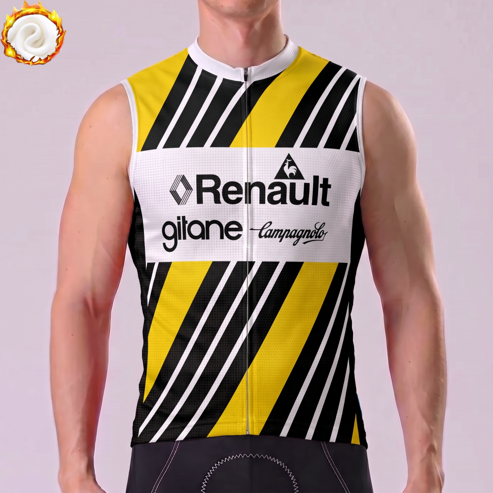 1978 Renault Fleece Sleeveless Cycling Jersey