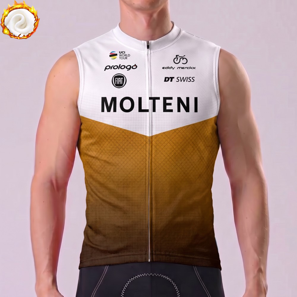 1973 Molteni Fleece Sleeveless Cycling Jersey