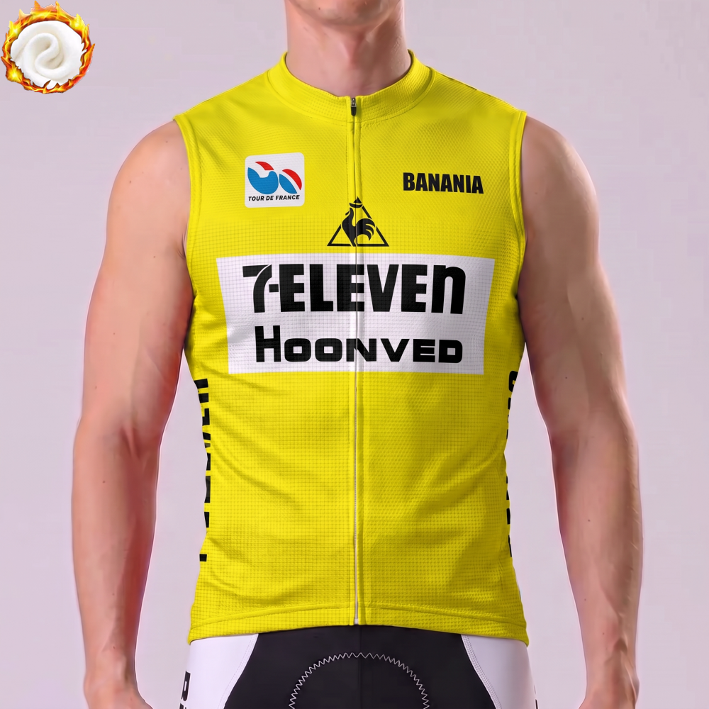 1986 7-Eleven Fleece Sleeveless Cycling Jersey
