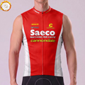 1997 Saeco Fleece Sleeveless Cycling Jersey