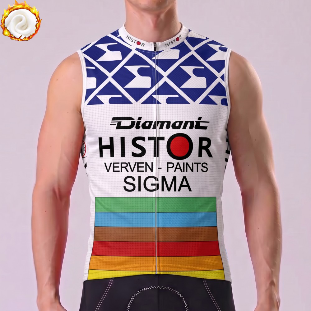 1989 Histor Fleece Sleeveless Cycling Jersey
