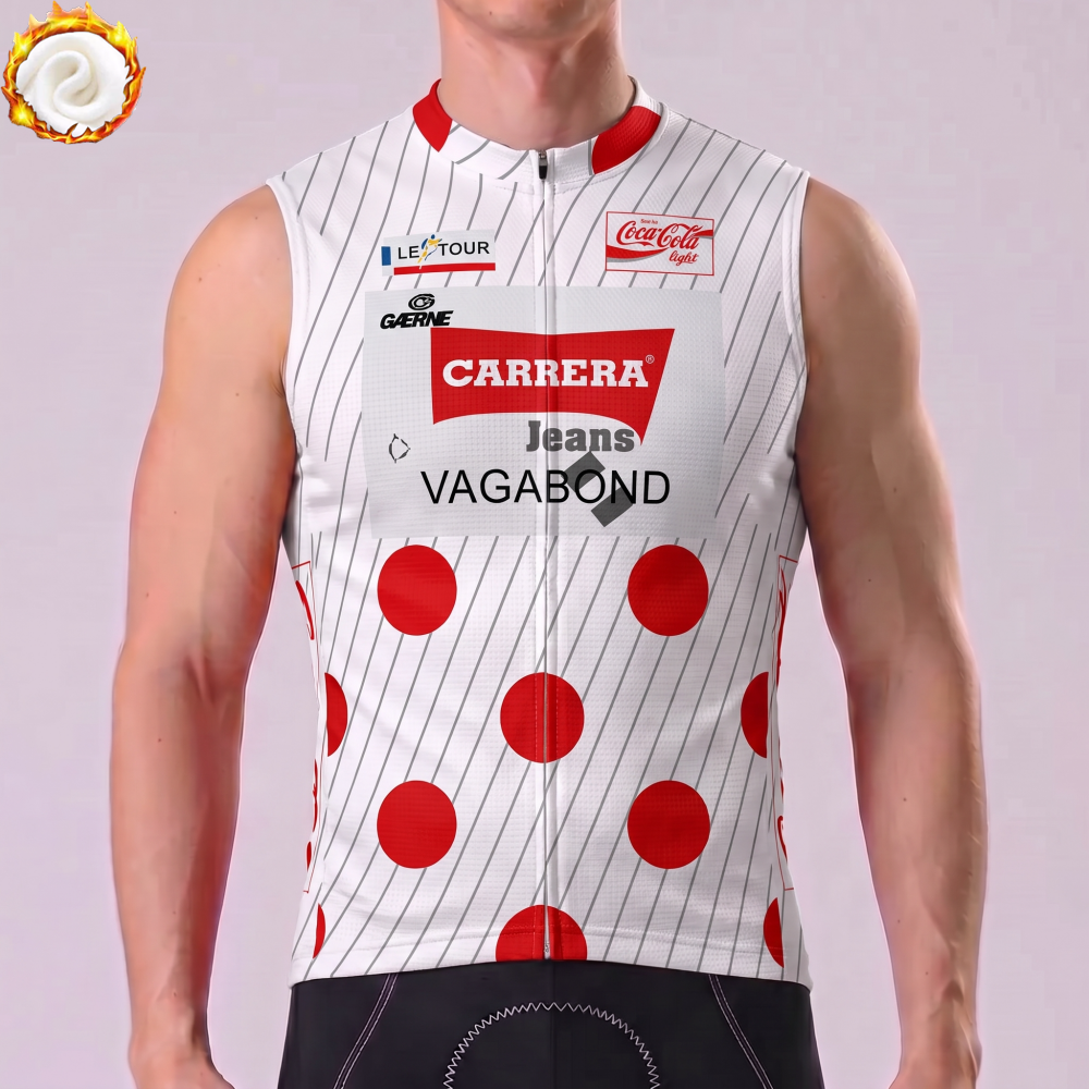 1992 Carrera Fleece Sleeveless Cycling Jersey