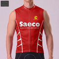 1997 Red Windproof Sleeveless Cycling Jersey