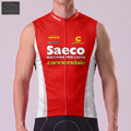 1997 Saeco Windproof Sleeveless Cycling Jersey
