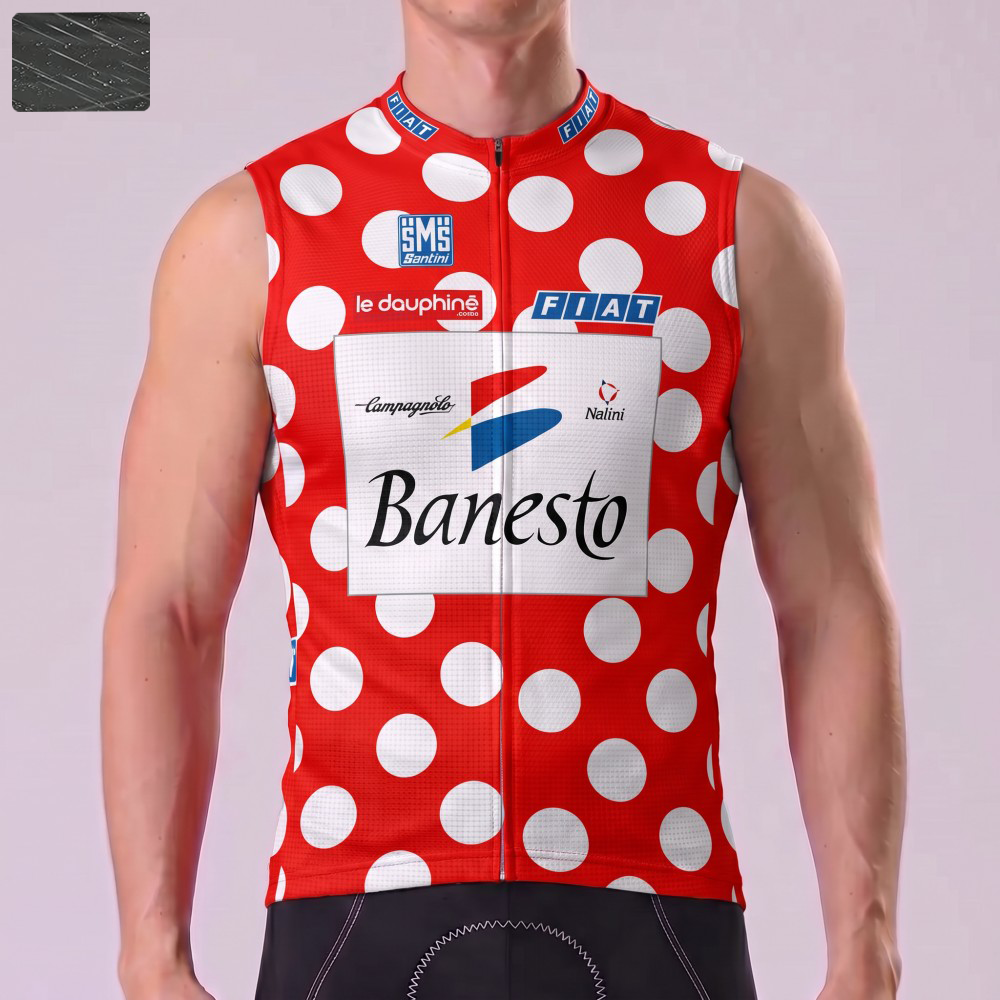 1995 Banesto Windproof Sleeveless Cycling Jersey
