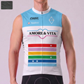 2021 Amore & Vita Windproof Sleeveless Cycling Jersey