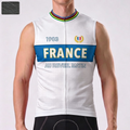 1903 France Windproof Sleeveless Cycling Jersey
