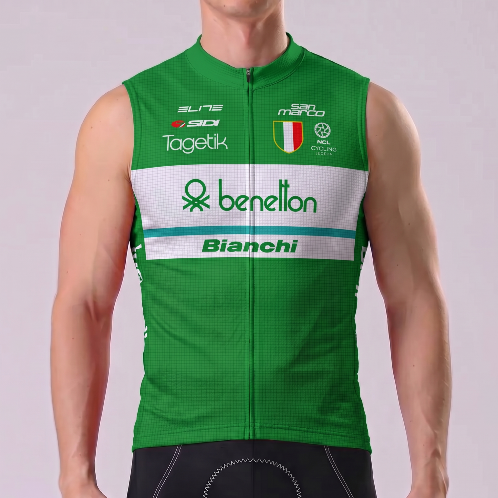Benetton Bianchi Sleeveless Cycling Jersey