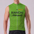 Green Bianchi Sleeveless Cycling Jersey