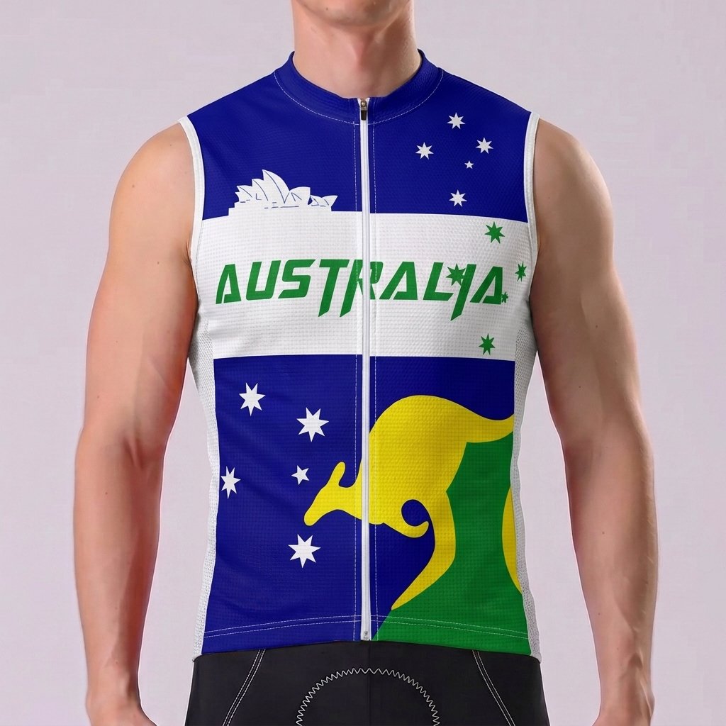 Kangaroo Australia Sleeveless Cycling Jersey