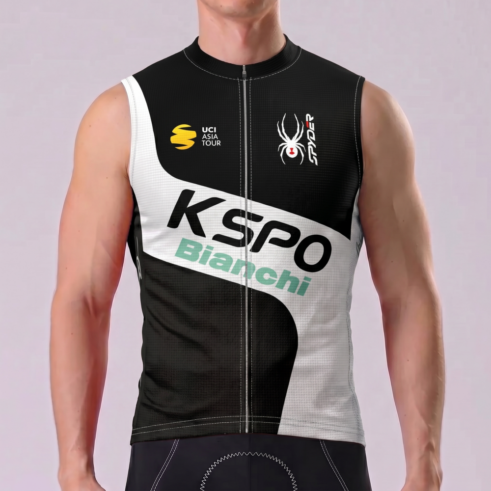 KSPO Bianchi Sleeveless Cycling Jersey