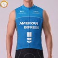 USA AMEX  Fleece Sleeveless Cycling Jersey