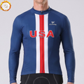 USA Fleece Long Cycling Jersey