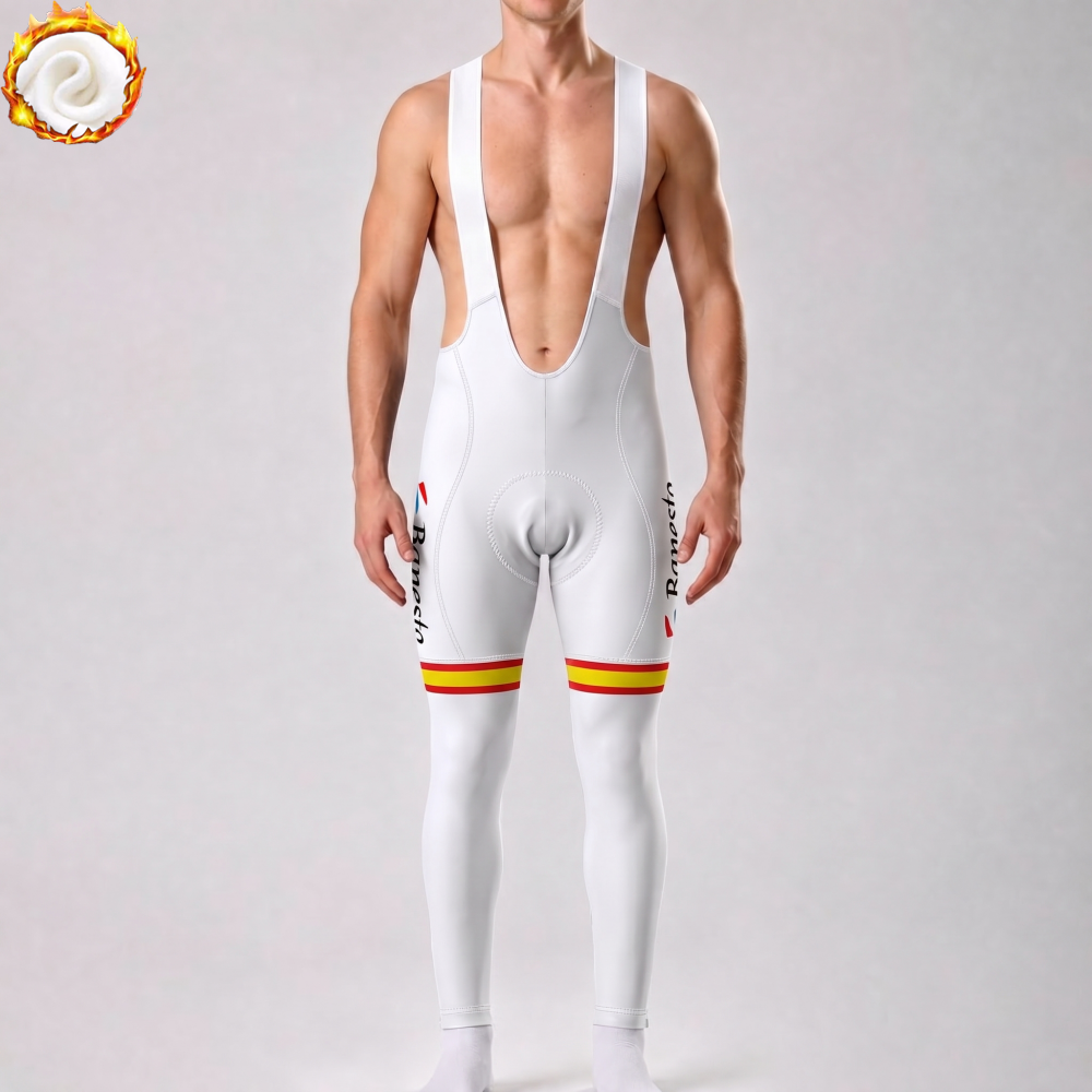 1992 Banesto Fleece Bib Cycling Pants