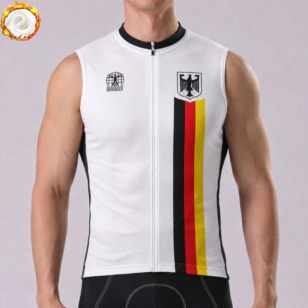 2022 Germany Fleece Sleeveless Cycling Jersey