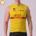 Eni Bianchi Fleece Sleeveless Cycling Jersey